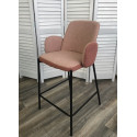 Полубарный стул NYX (H65cm) VF109 розовый/VF110 брусничный фото Stolmag