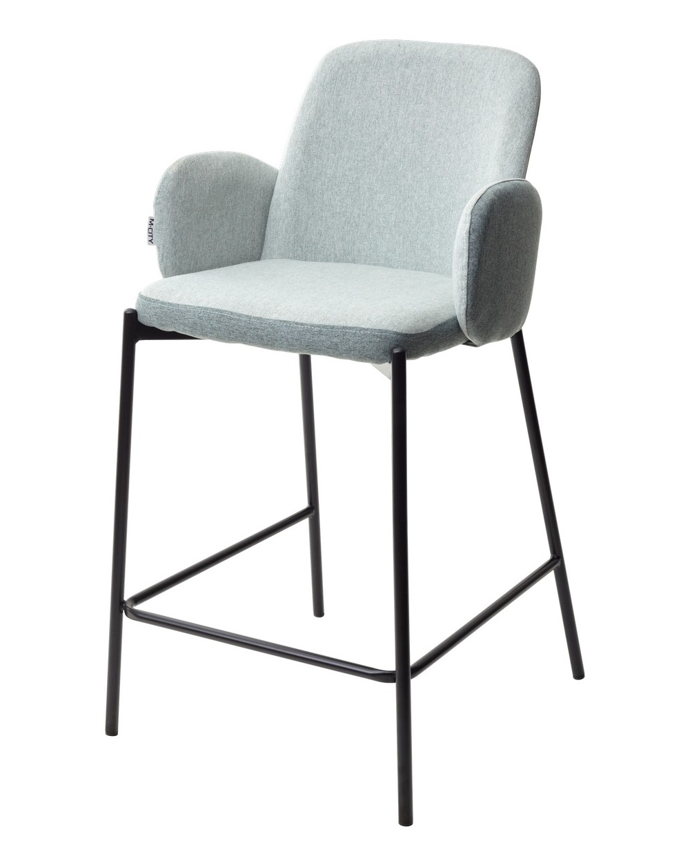 Полубарный стул NYX (H65cm) VF113 светлая мята/VF115 серо-зеленый фото Stolmag