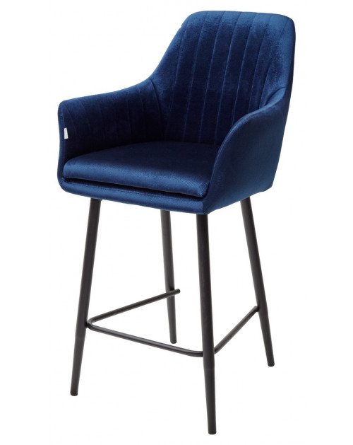 Полубарный стул Роден Blitz 20 Синий, велюр (H65cm), M-City фото Stolmag