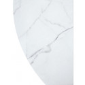 Стол BOLERO 105 см Жемчужный Перито (Белый Мрамор), HPL/Белый фото Stolmag