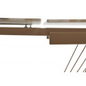 Стол ACERRA NEW 160 GLOSS GRAND JADE SOLID CERAMIC/каркас цвета шампань фото Stolmag