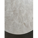 Стол ASTRID 200 TL-102 Бежевый мрамор, испанская керамика/Темно-серый каркас фото Stolmag