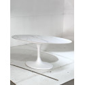 Стол AVOLA 180 MATT WHITE MARBLE SOLID CERAMIC/WHITE фото Stolmag