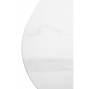 Стол AVOLA 180 MATT WHITE MARBLE SOLID CERAMIC/WHITE фото Stolmag