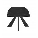 Стол SKU140 Керамика Черный мрамор/подстолье черное/опоры черные фото Stolmag