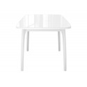Стол M15 белый/стекло белое optiwhite фото Stolmag