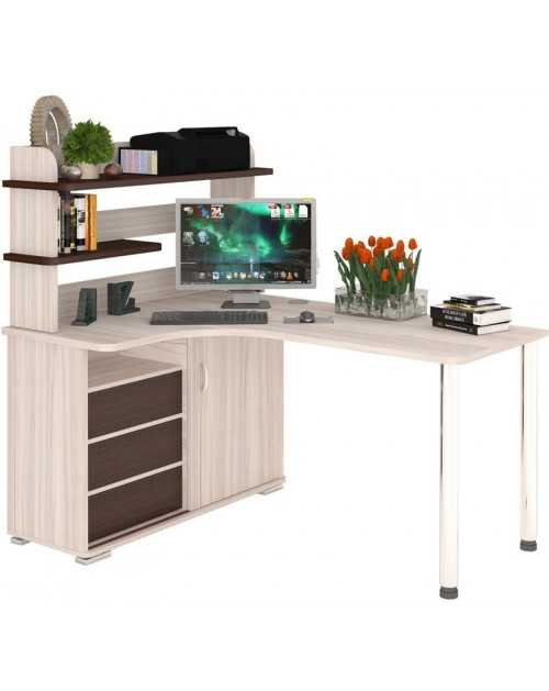 Компьютерный стол СР-145М (левый) фото Stolmag