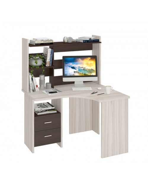 Компьютерный стол Домино Lite СКЛ-Угл120+НКЛ-120 (правый) Мэрдэс - 14890 ₽