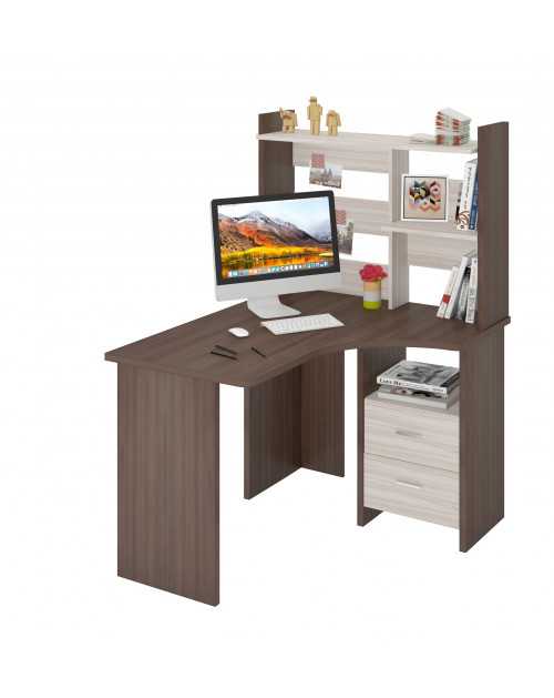 Компьютерный стол Домино Lite СКЛ-Угл120+НКЛ-100 (правый) Мэрдэс - 14890 ₽