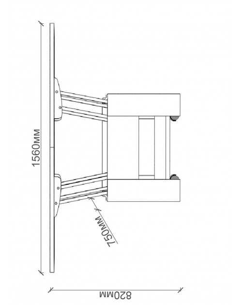 Стол-трансформер на колесах СТр-1К фото Stolmag