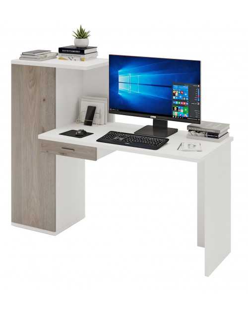 Компьютерный стол Домино Lite СКЛ-Прям120+ШК (левый) Мэрдэс - 11890 ₽
