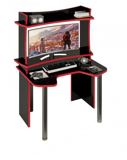 Игровой компьютерный стол СКЛ-Игр120Ч+НКИЛ120ВЛЧ Мэрдэс - 14690 ₽