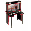 Игровой компьютерный стол СКЛ-Игр120Ч+НКИЛ120ВЛЧ фото Stolmag