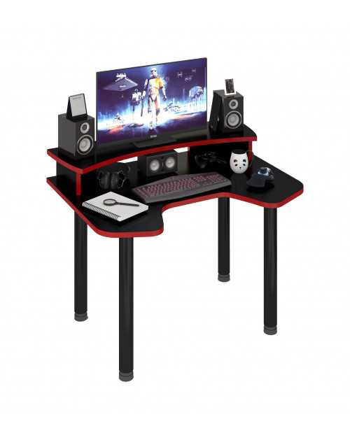 Игровой компьютерный стол СКЛ-ИГР120МОЧ+НКИЛ120 Мэрдэс - 10690 ₽
