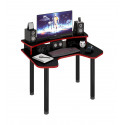 Игровой компьютерный стол СКЛ-ИГР120МОЧ+НКИЛ120 фото Stolmag