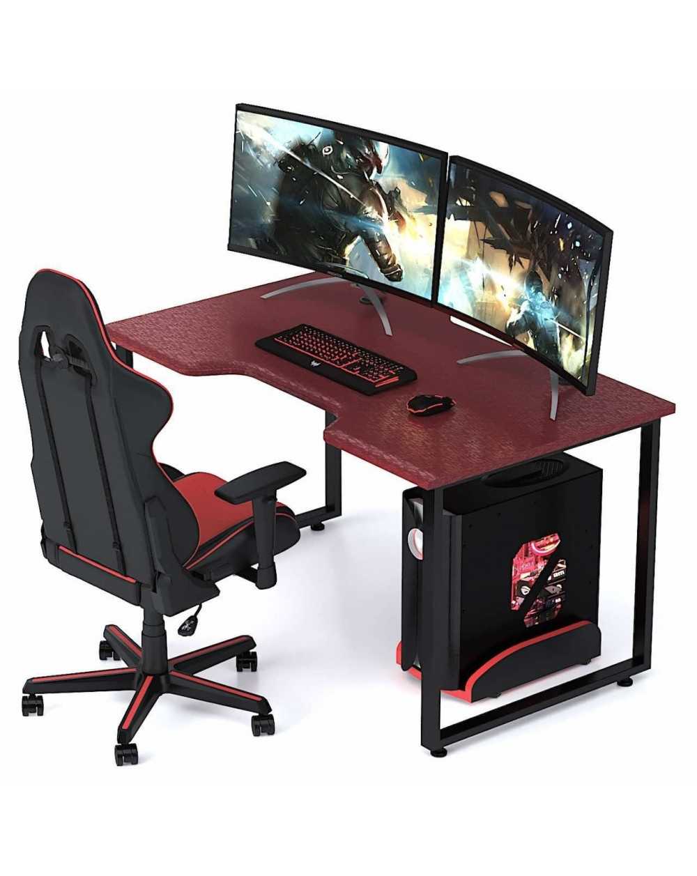 Стол MaDXRacer KING GTS15 CARBON-RED фото Stolmag